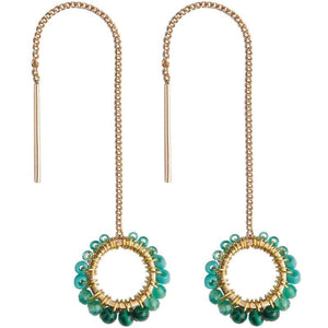 
                  
                    Load image into Gallery viewer, Ava - Threader Earrings - Marquet Fair Trade
                  
                