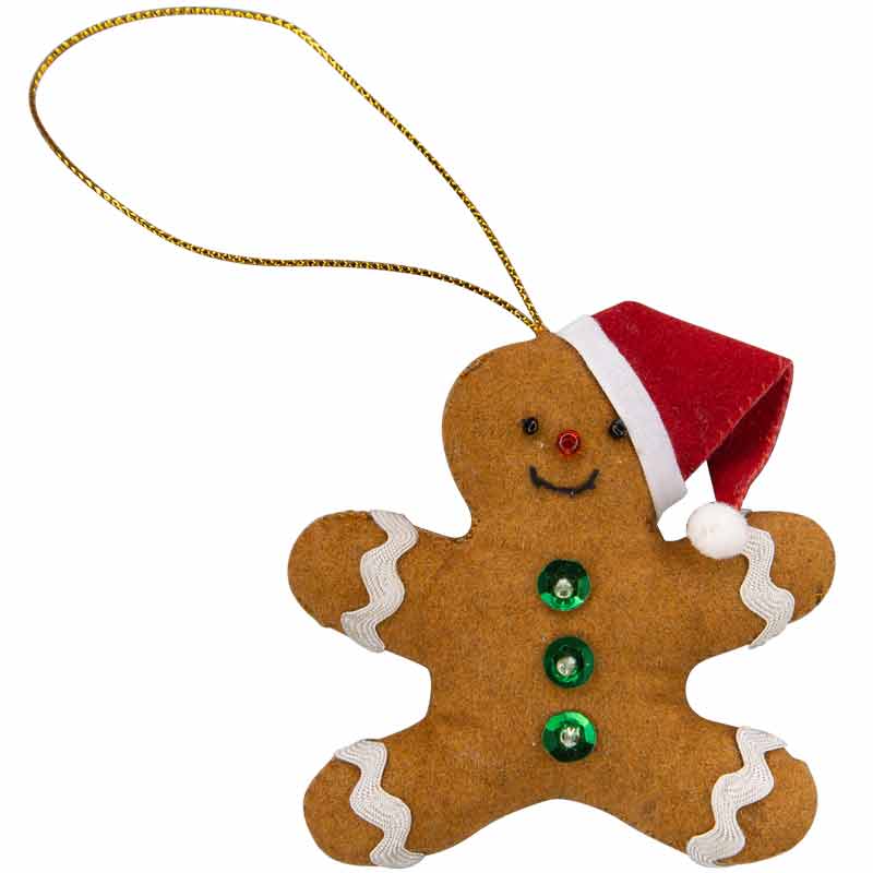 Gingerbread Man Ornament - Marquet Fair Trade