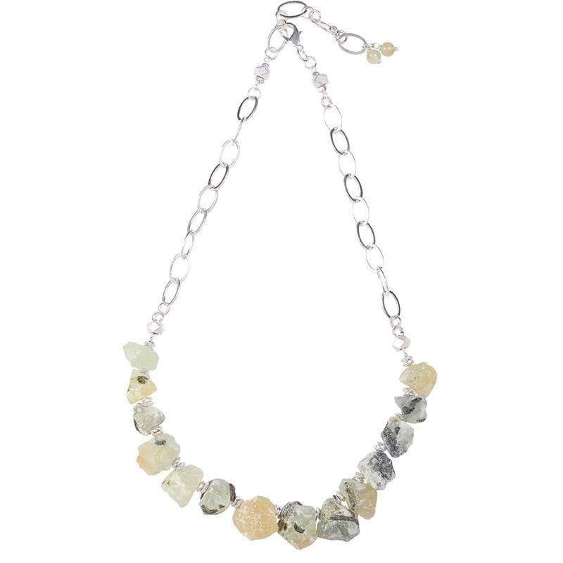 
                  
                    Load image into Gallery viewer, Issa - Oversized Natural Stone Statement Necklace - Marquet Fair Trade
                  
                