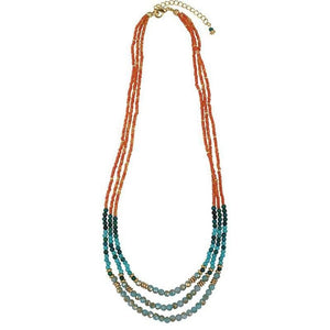 
                  
                    Load image into Gallery viewer, Maia - Multistrand Layered Necklace - Marquet Fair Trade
                  
                