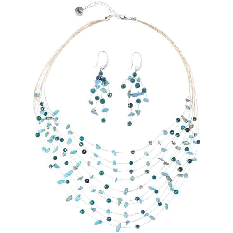 Sarah Necklace and Earring Set - Marquet Fair Trade