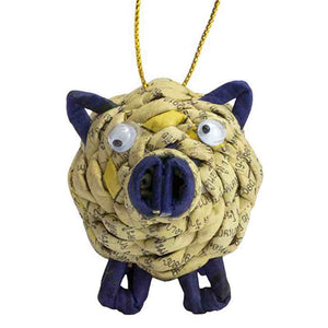 
                  
                    Load image into Gallery viewer, Upcycled Pig Ornament
                  
                