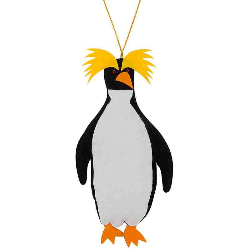 Crested Penguin Ornament