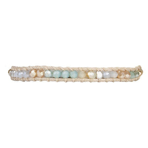 
                  
                    Load image into Gallery viewer, Alani - Adjustable Crystal Single Wrap Bracelet - Marquet Fair Trade
                  
                