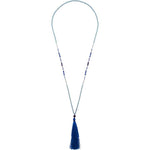 Anjie - Handmade Crystal Tassel Necklace - Marquet Fair Trade