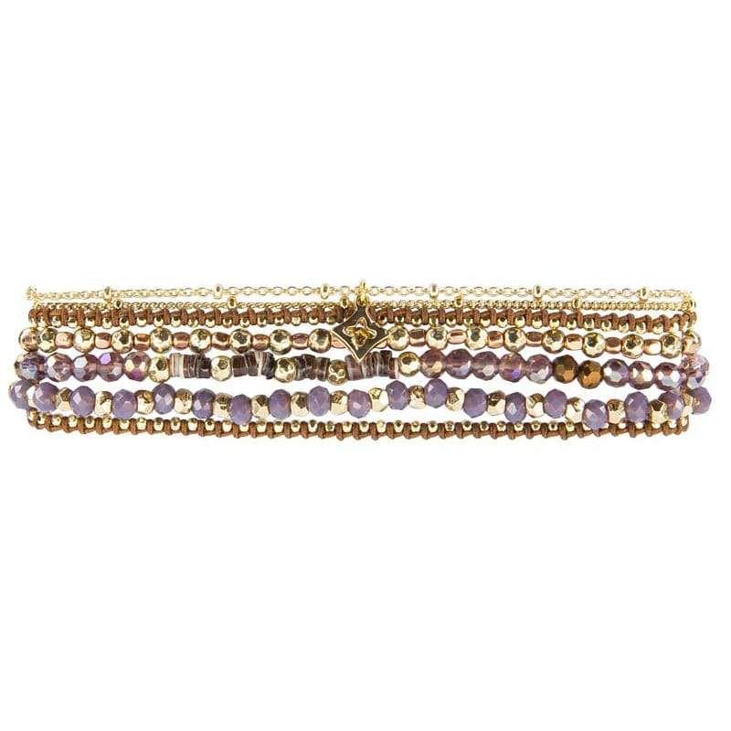 
                  
                    Load image into Gallery viewer, Ellen - Elegant Wrap Bracelet with Charm - Marquet Fair Trade
                  
                