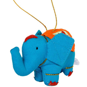 
                  
                    Load image into Gallery viewer, Ellie - Elephant Christmas Ornament - Marquet Fair Trade
                  
                