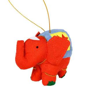 
                  
                    Load image into Gallery viewer, Ellie - Elephant Christmas Ornament - Marquet Fair Trade
                  
                