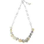 Issa - Oversized Natural Stone Statement Necklace - Marquet Fair Trade
