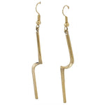 Lamai - Brass Drop Earrings - Marquet Fair Trade