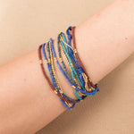 Lauren - Layered Multi-strand Wrap Bracelet - Marquet Fair Trade