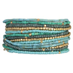 Lauren - Layered Multi-strand Wrap Bracelet - Marquet Fair Trade