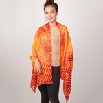 Lume - One of a Kind Oversize Silk Shawl/Wrap - Marquet Fair Trade