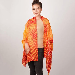 
                  
                    Load image into Gallery viewer, Lume - One of a Kind Oversize Silk Shawl/Wrap - Marquet Fair Trade
                  
                