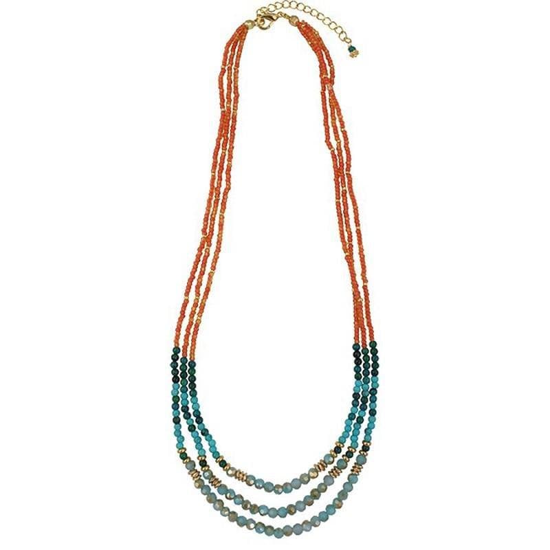 Maia - Multistrand Layered Necklace - Marquet Fair Trade