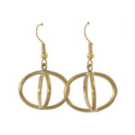 Sanoon - Spherical Brass Earrings - Marquet Fair Trade